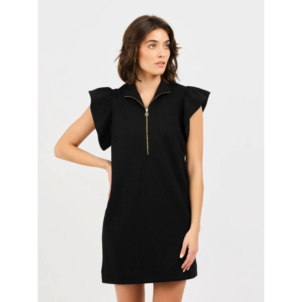 NEW MARY SQUARE paige dress in black